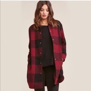 BB Dakota Eldridge Oversize Buffalo Flannel Coat